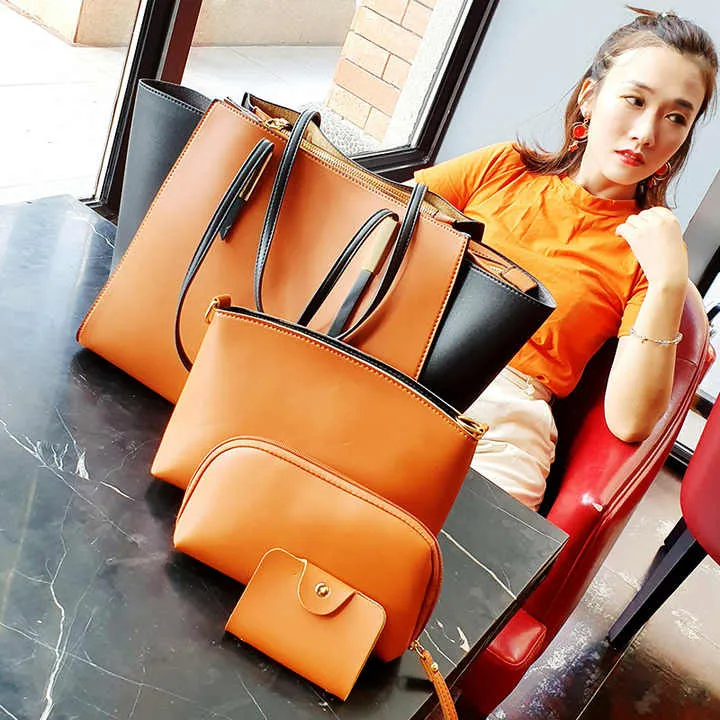 حقيبة يد كبيرة من الجلد الصناعي ,Large faux leather handbag