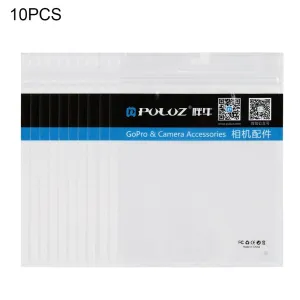 10-pack 16x13cm Clear Front Zip Lock Jewelry Bags with Hang Hole
