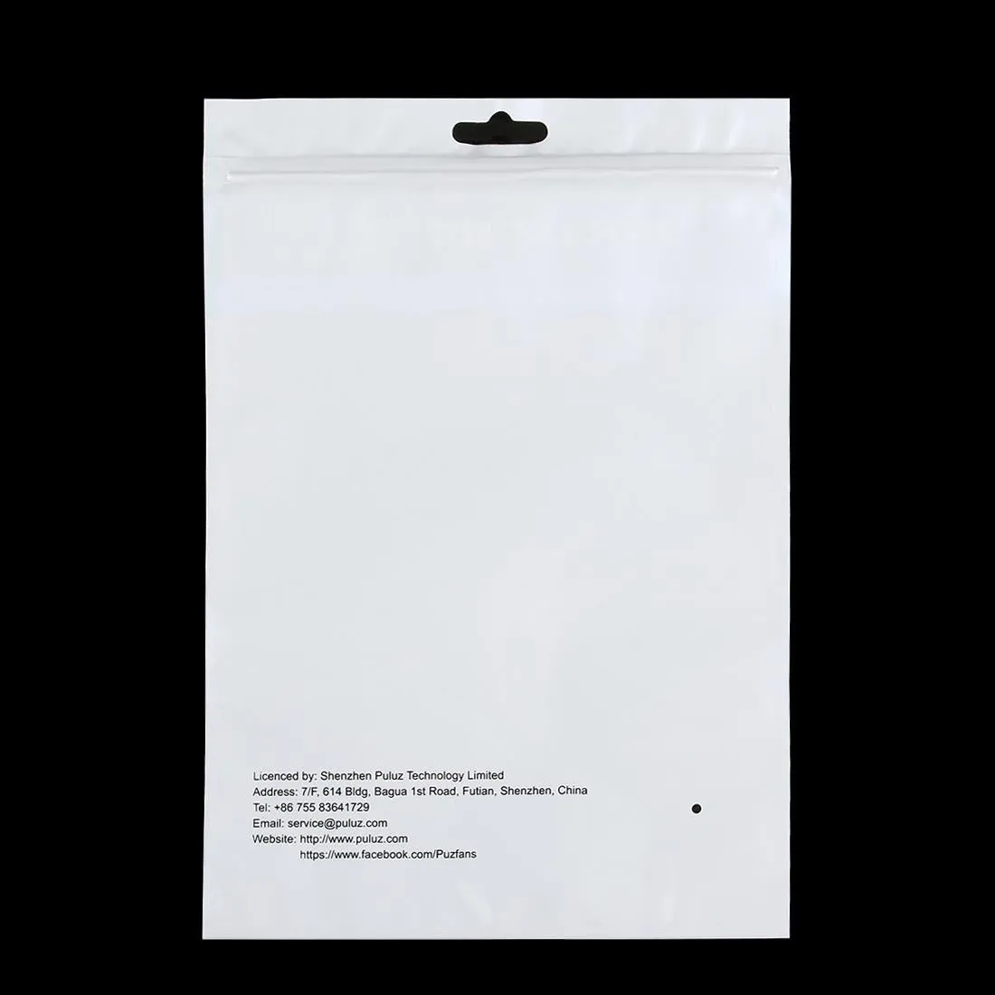 10-pack Clear Front Pearl Jewelry Zip Lock Bags with Hang Hole - 25.8cm x 18cm Size