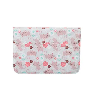 13.3 Inch Cat Laptop Sleeve Bag In Pu & Nylon