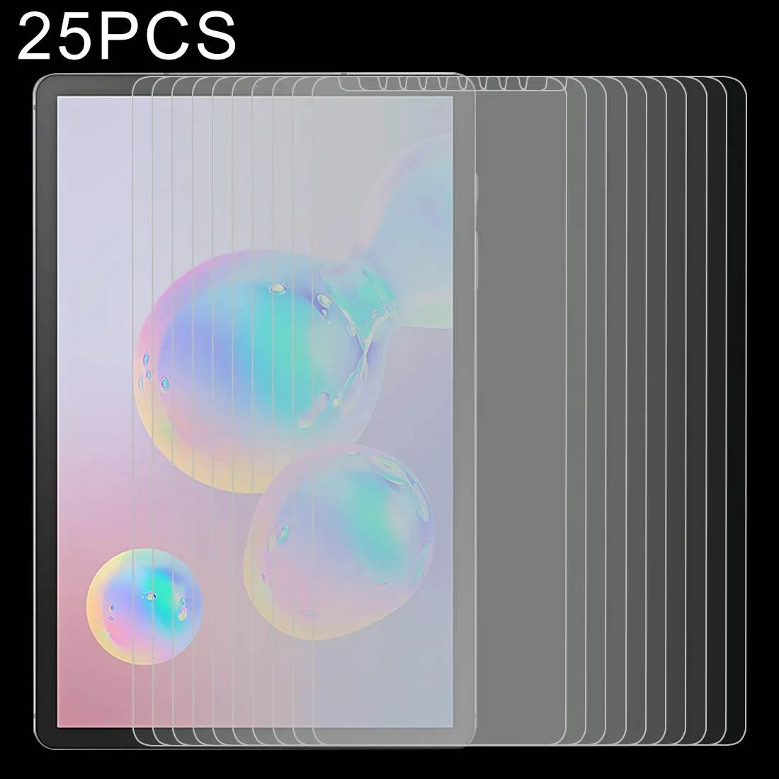 25-pack 0.4mm Tempered Glass Film for Samsung Galaxy Tab a 8.0 2019 / T295 - 9h Explosion-proof