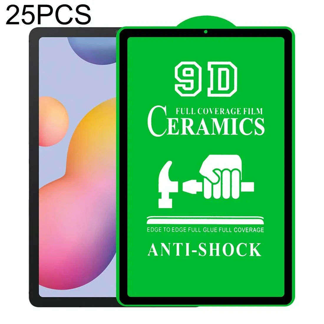 25 Pcs 9d Full Glue Ceramic Film for Samsung Galaxy Tab S6 Lite 10.4 Full Screen