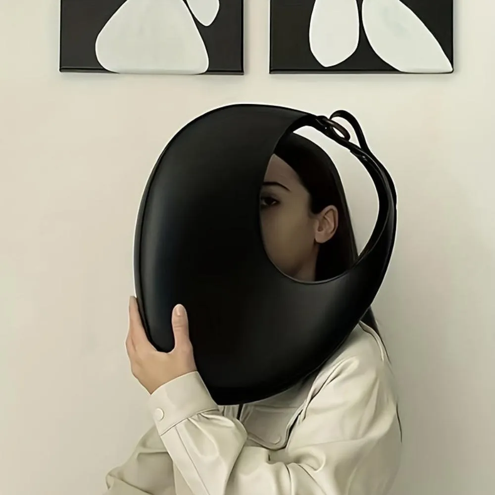 Anelisa | Elegant Modern Minimalist Solid Color Hobo Bag