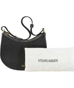 Ateliers Auguste Black Marceau Gold Edition Leather Bag