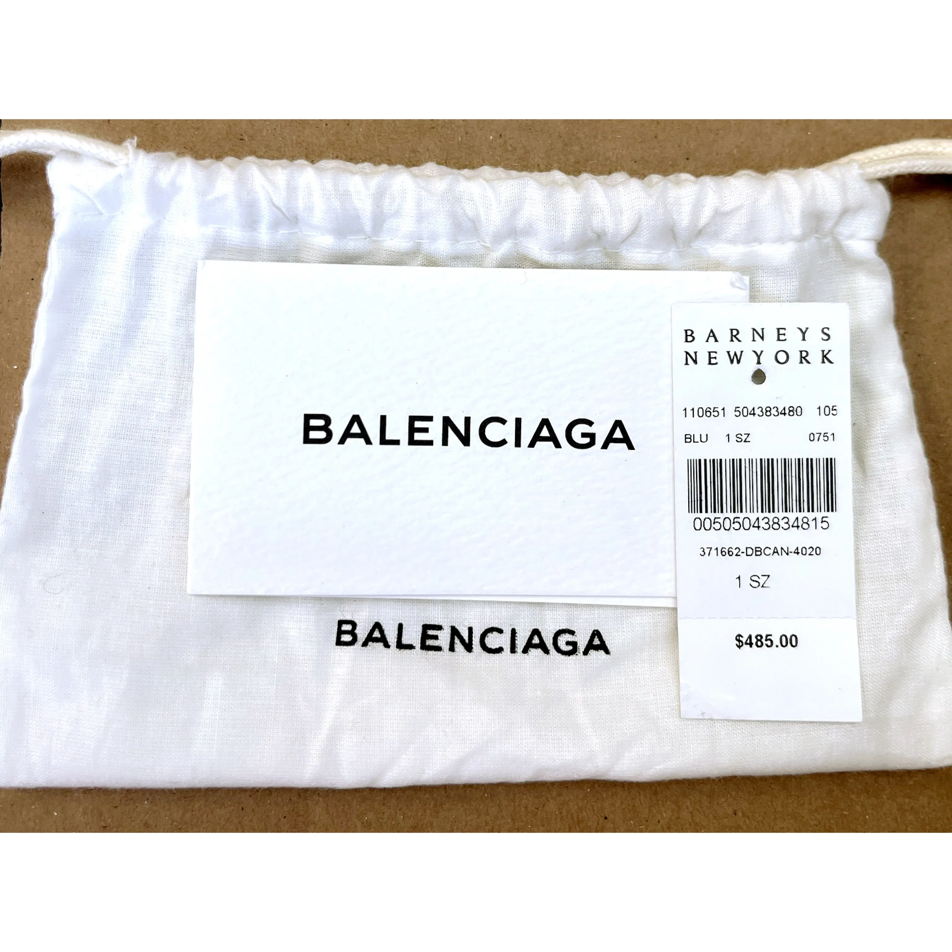 Balenciaga navy leather wallet, NEW WITH TAGS!