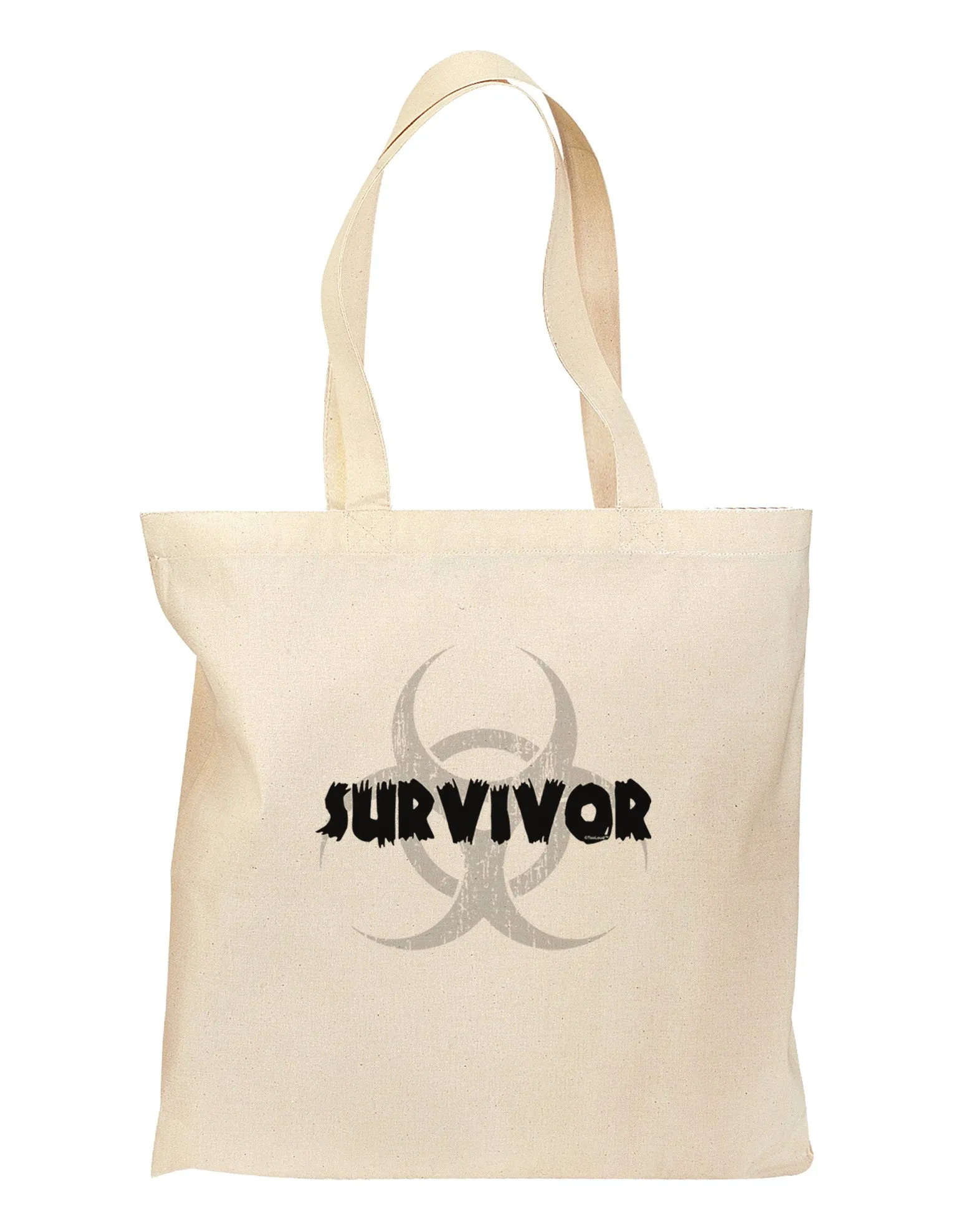 Biohazard Survivor - Zombie Apocalypse Grocery Tote Bag