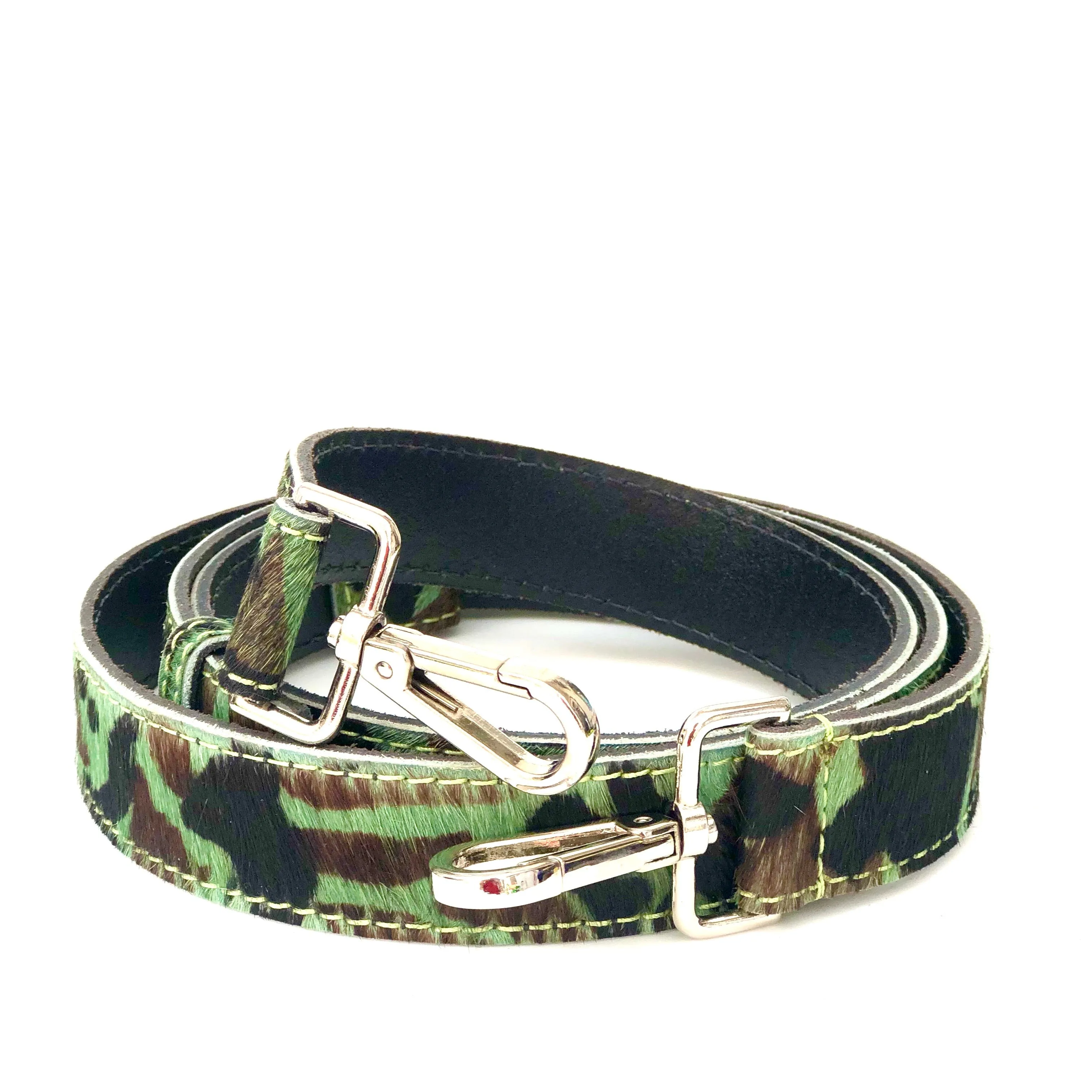 Camo Hair On Hide Leather Crossbody Bag Replacement Strap