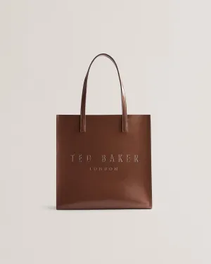 Crinkon Crinkle Large Icon Bag Taupe