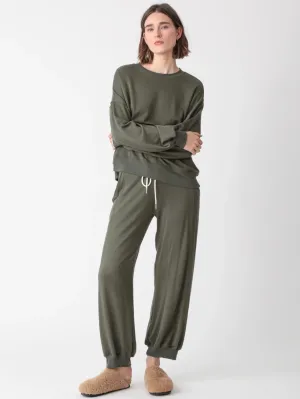 Electric and Rose Balloon Sweatpants in Khaki