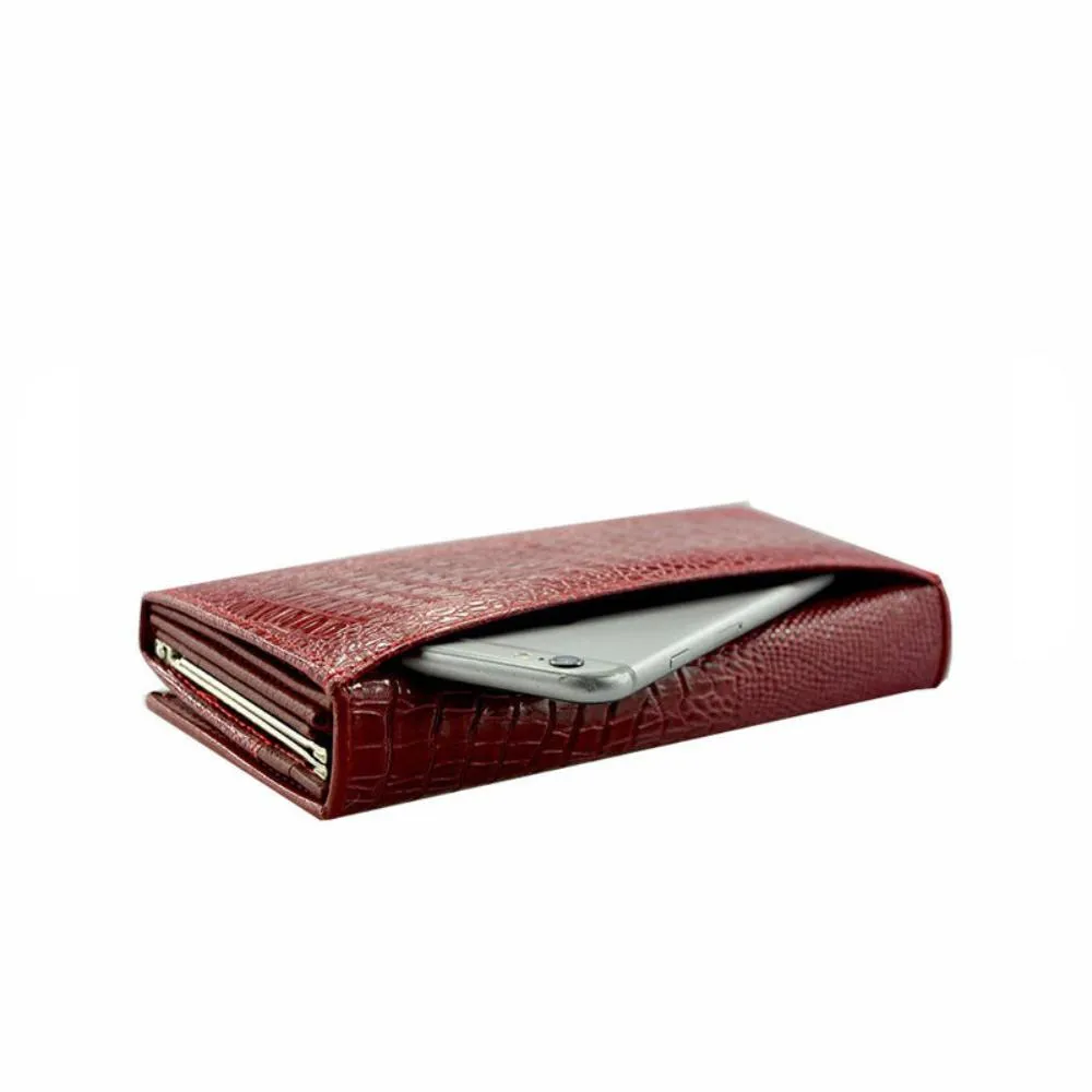 Fioretta | Elegant Embossed RFID Wallet