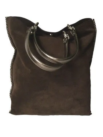 HANDLES LONG METALLIC LEATHER