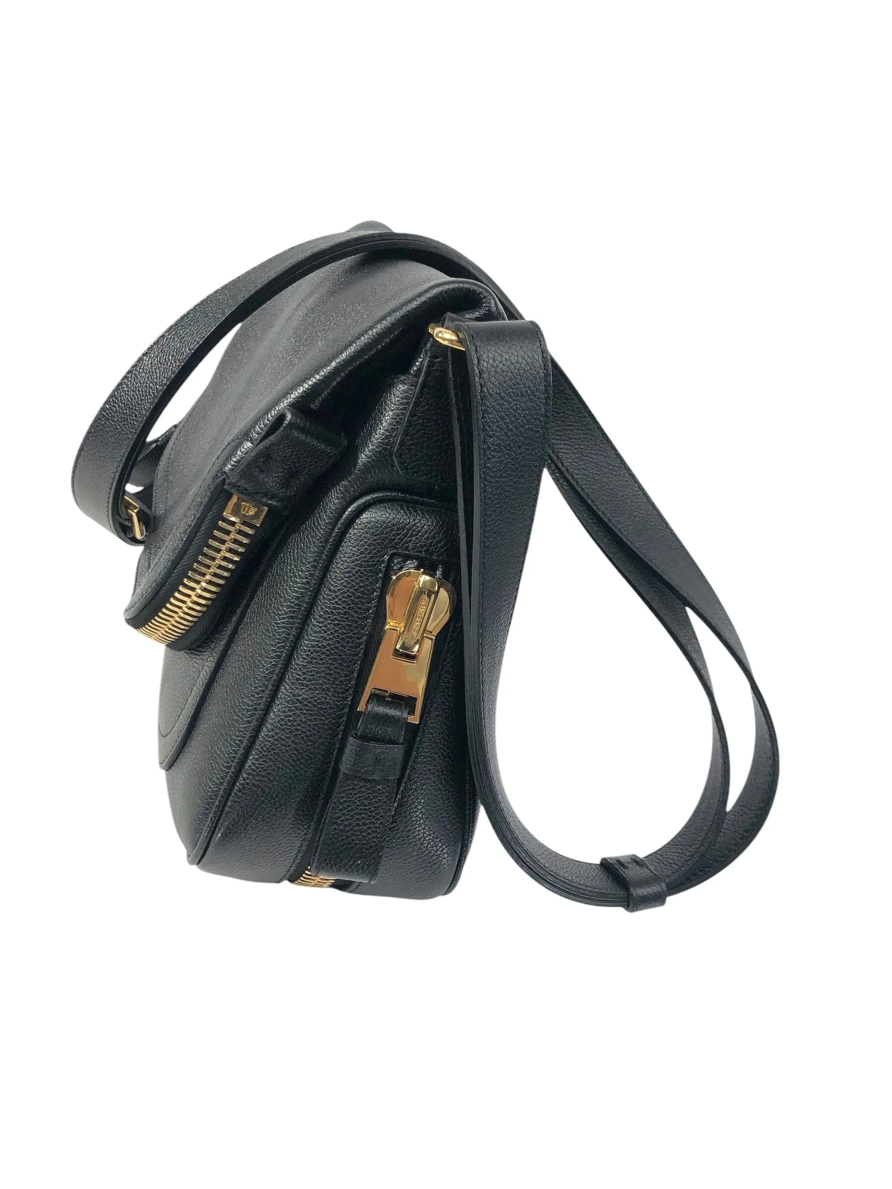Jennifer Medium Double Strap Bag Grained Calf Leather