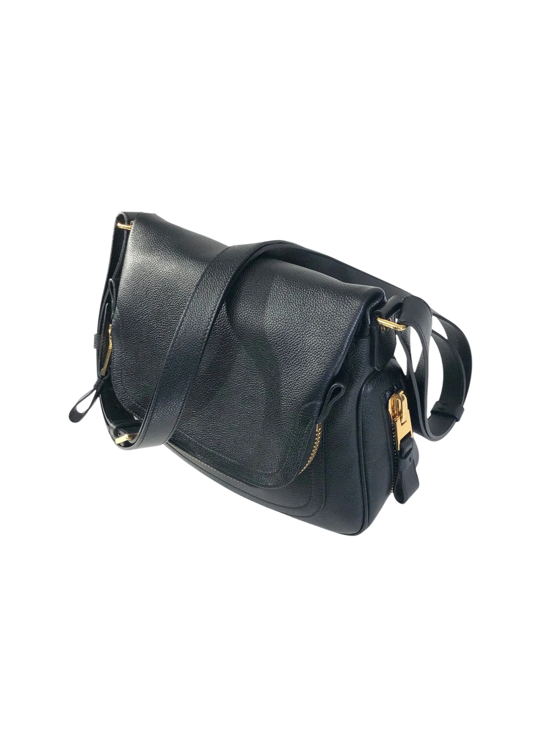 Jennifer Medium Double Strap Bag Grained Calf Leather