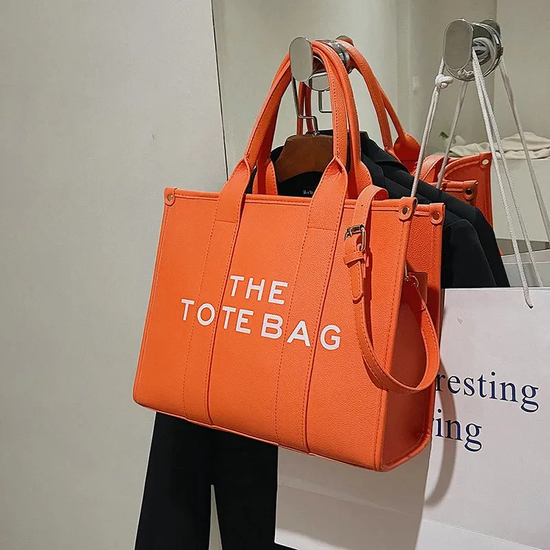 Luxury Designer Bag Tote Women Handbags Letter Shoulder Bags Brands Soft PU Shopper Purses Crossbody Bags for Women Clutch