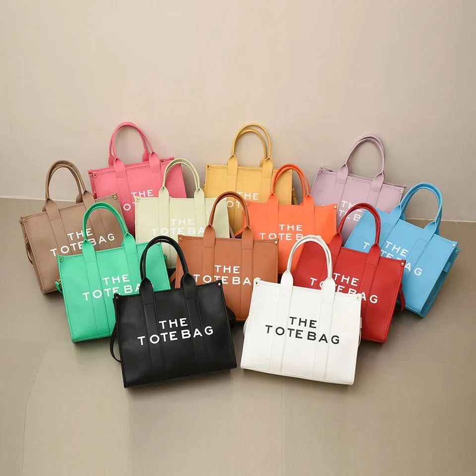 Luxury Designer Bag Tote Women Handbags Letter Shoulder Bags Brands Soft PU Shopper Purses Crossbody Bags for Women Clutch