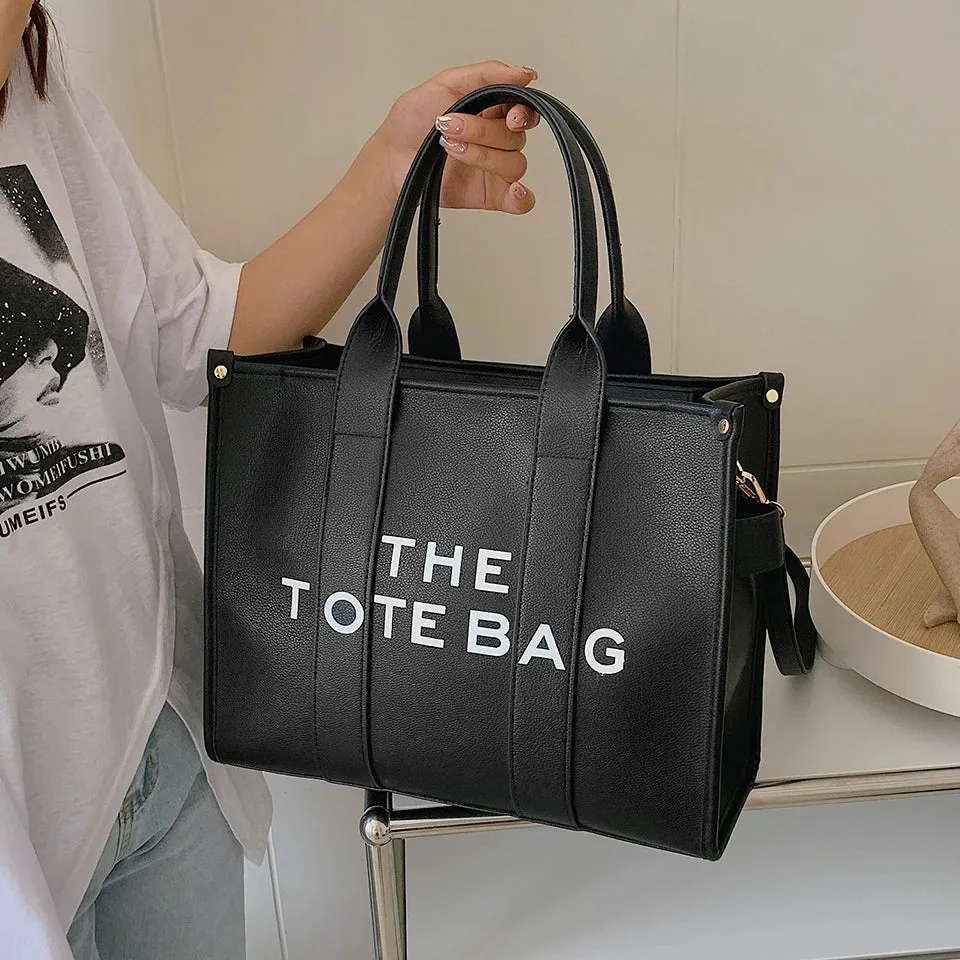 Luxury Designer Bag Tote Women Handbags Letter Shoulder Bags Brands Soft PU Shopper Purses Crossbody Bags for Women Clutch