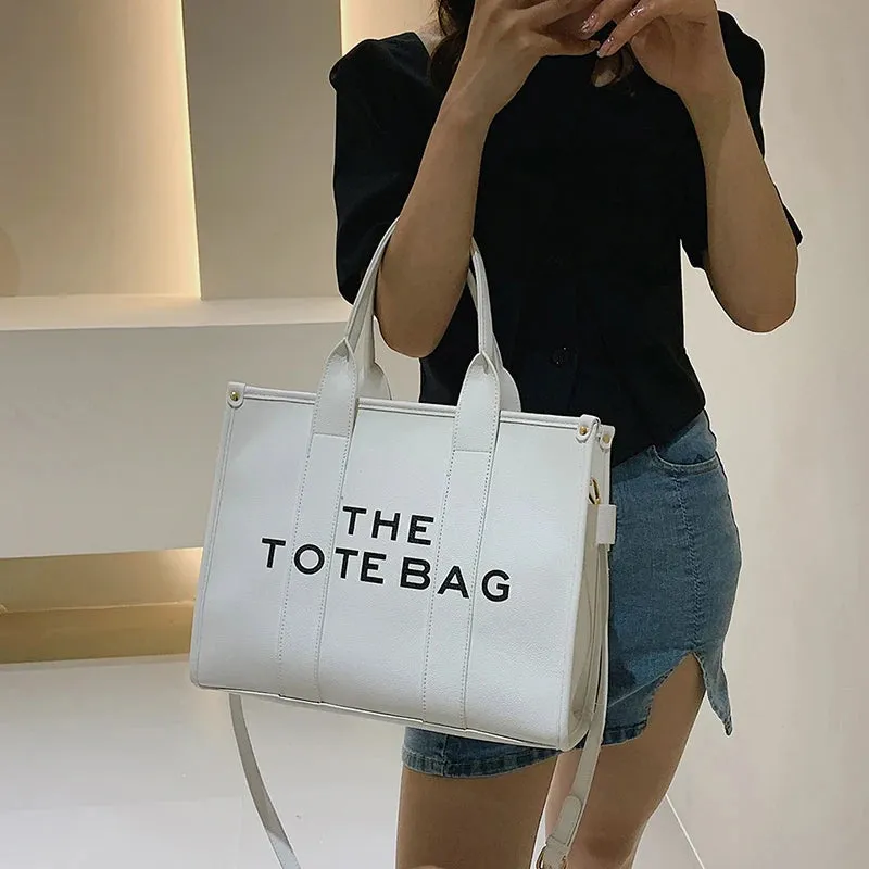 Luxury Designer Bag Tote Women Handbags Letter Shoulder Bags Brands Soft PU Shopper Purses Crossbody Bags for Women Clutch