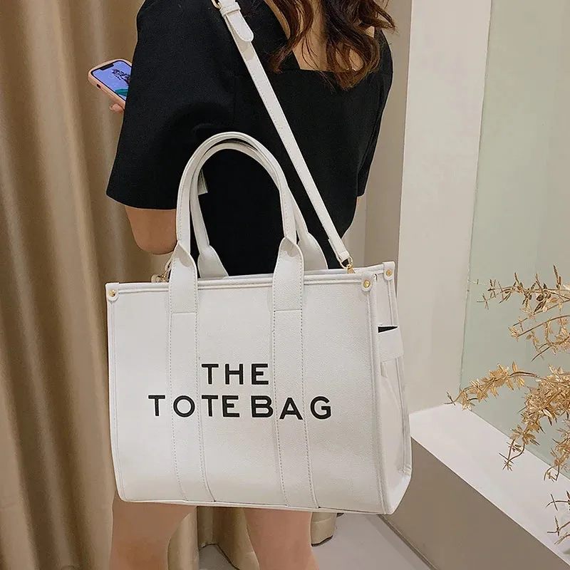 Luxury Designer Bag Tote Women Handbags Letter Shoulder Bags Brands Soft PU Shopper Purses Crossbody Bags for Women Clutch