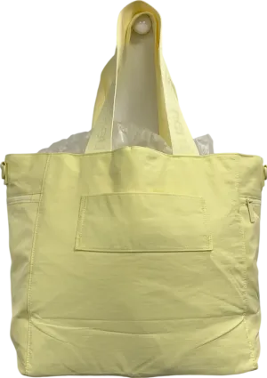 nere Yellow Bondi Nylon Large Tote Bag One Size