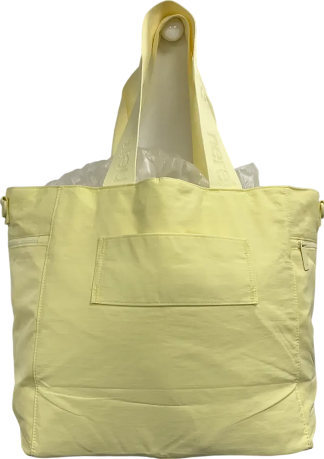 nere Yellow Bondi Nylon Large Tote Bag One Size
