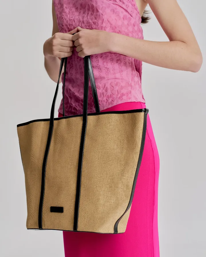 Ritual Large Tote Bag Natural/Black