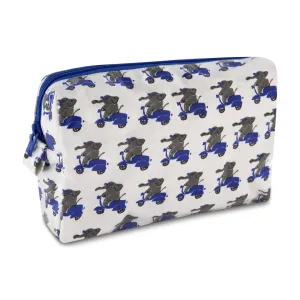 Ros Garden Blue Beep Beep Cosmetic Bag