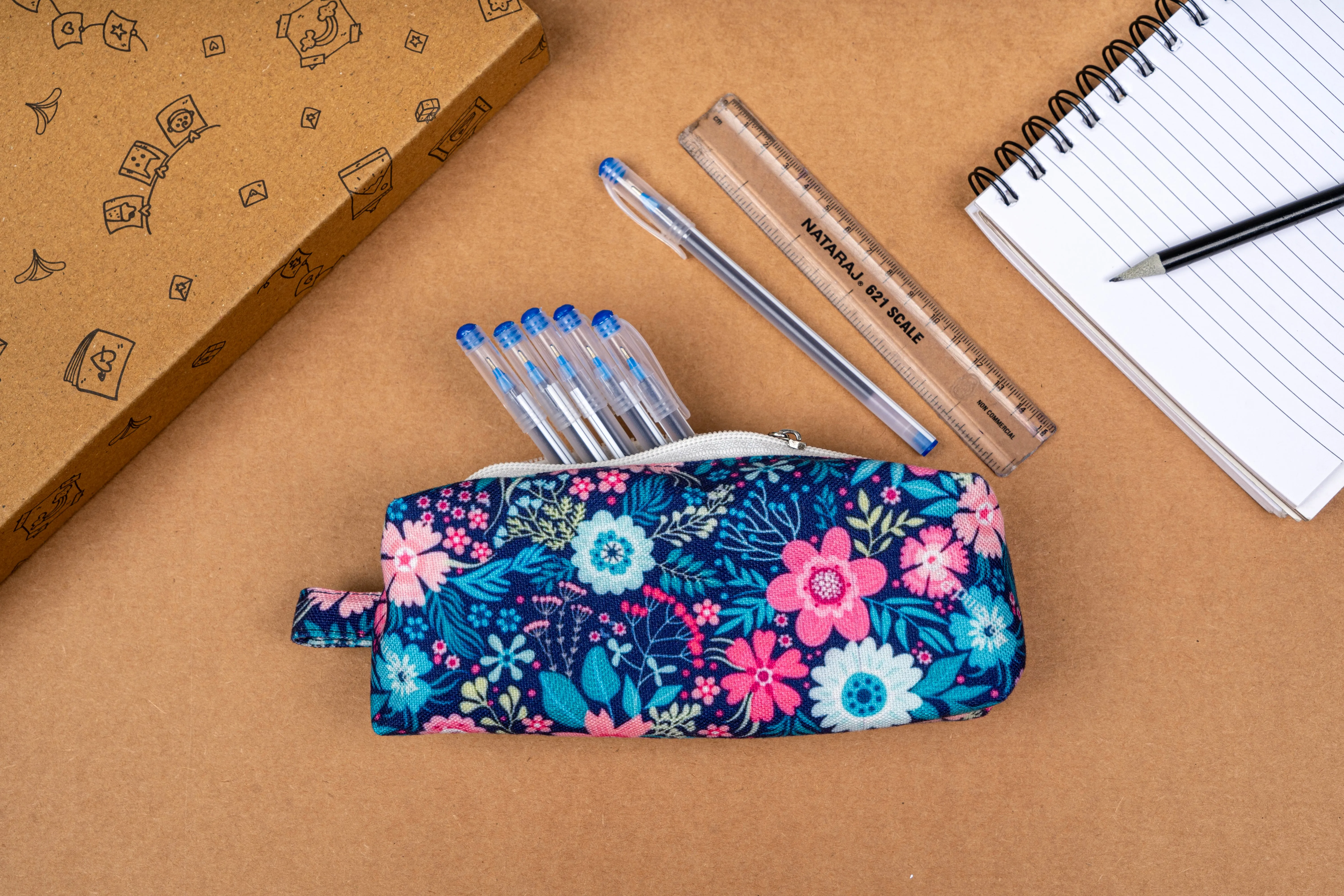Stylish Printed Stationery Pouch
