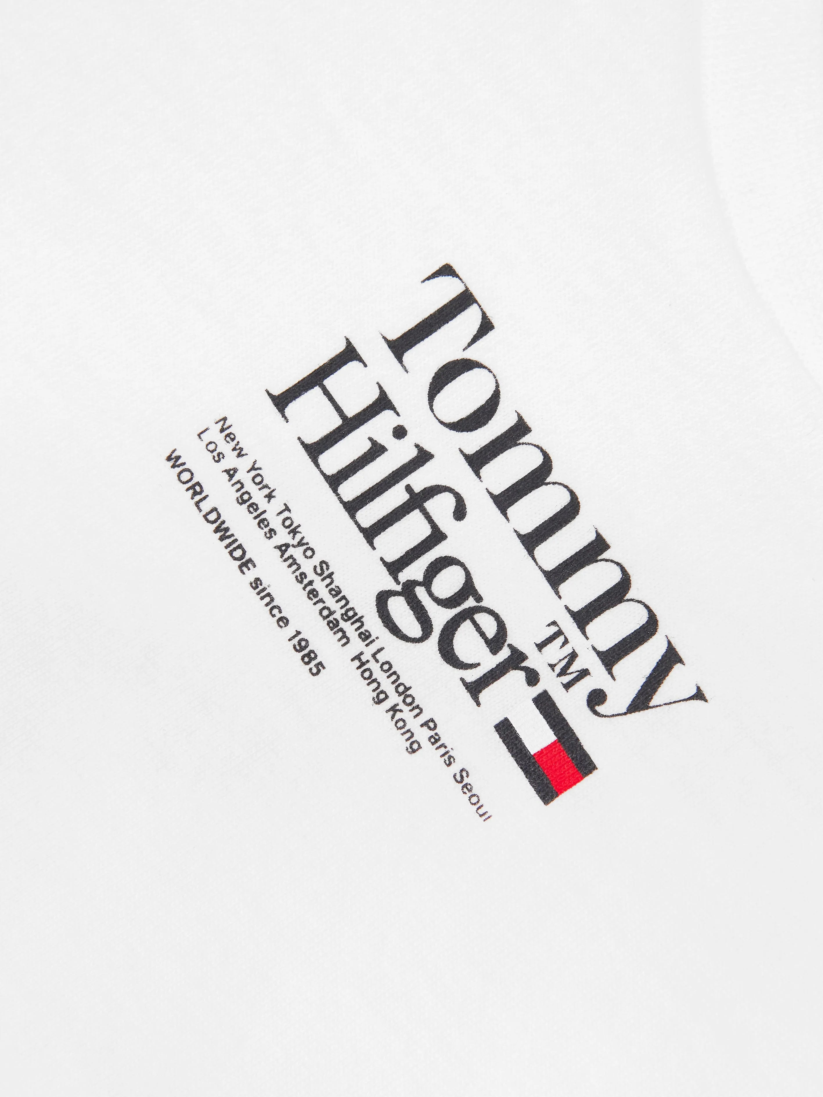 Tommy Hilfiger Girls Timeless Logo T-Shirt in White