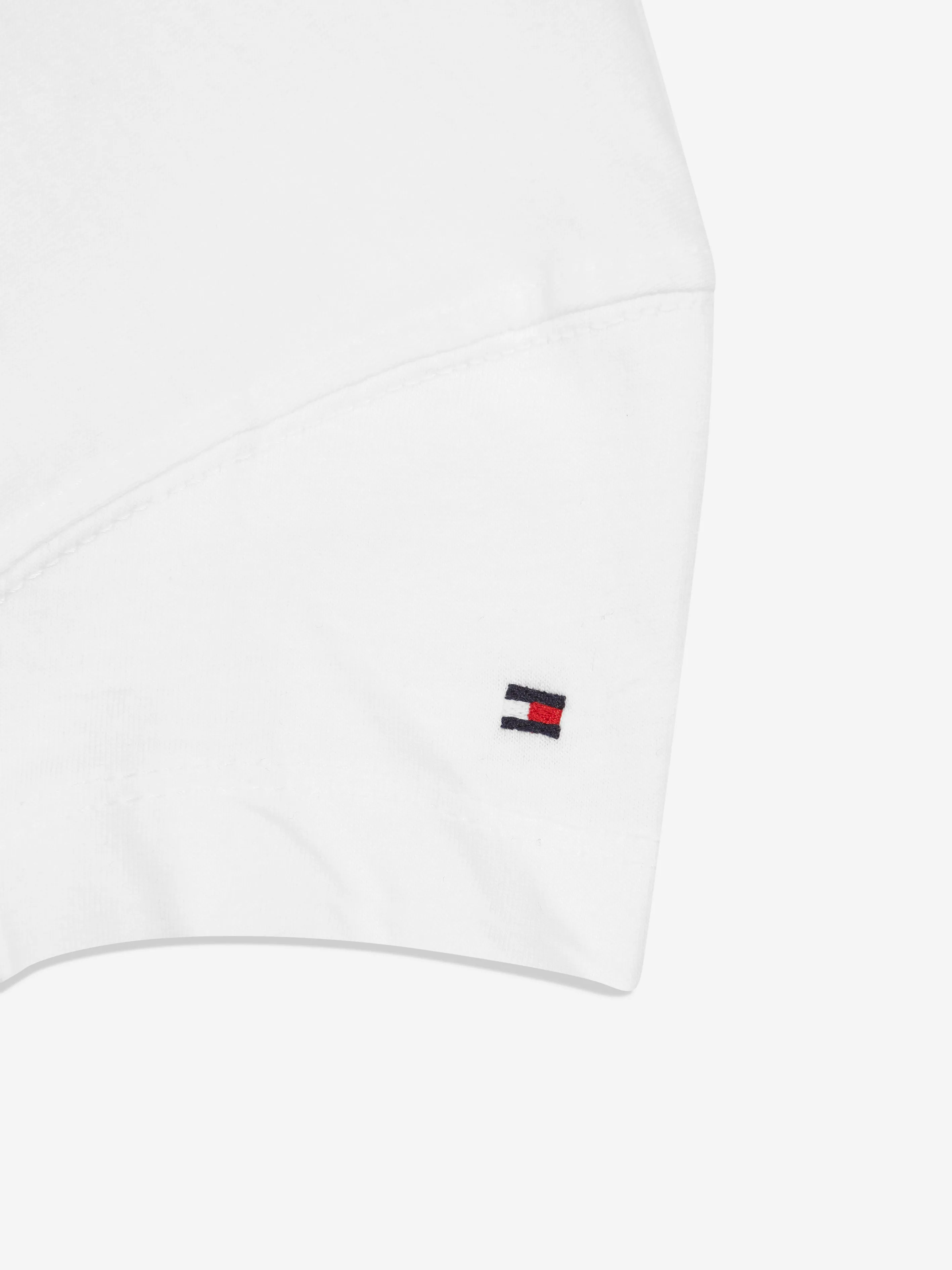 Tommy Hilfiger Girls Timeless Logo T-Shirt in White
