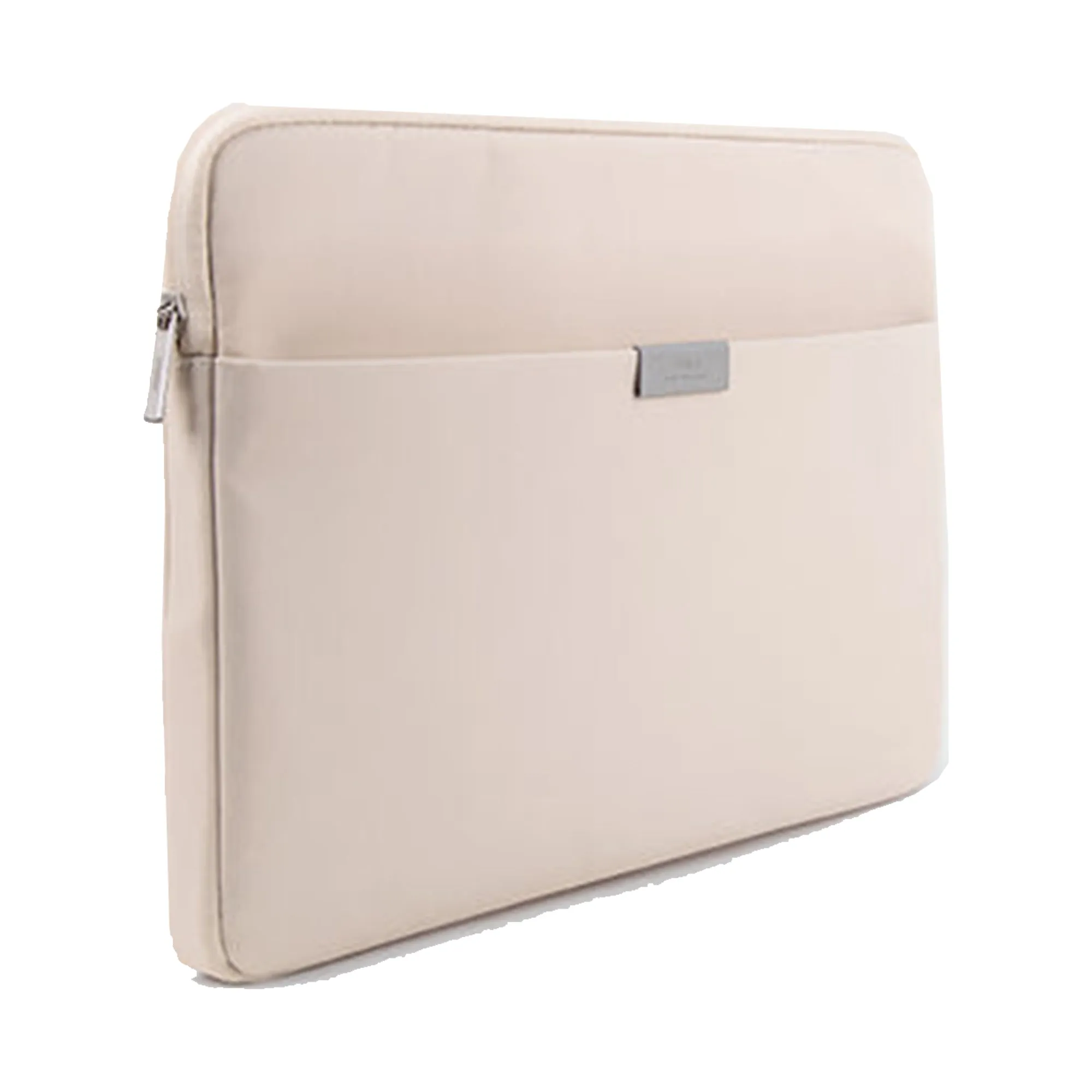 UNIQ Bergen Protective Nylon Laptop Sleeve for MacBook and Laptops Up to 14" - Ivory Beige ( Barcode: 8886463680704 )