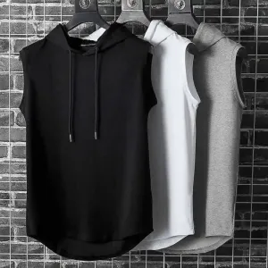 Unisex's Stylish Hooded Tank